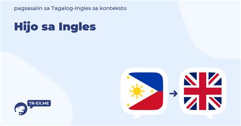 único hijo meaning in tagalog